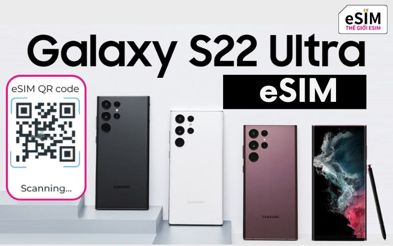 Kết nối 5G siêu tốc cho S22 Ultra, không tháo lắp SIM, bảo mật tuyệt đối.